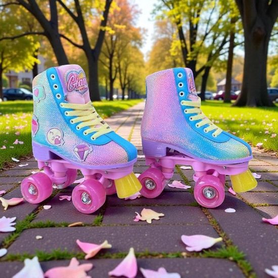 صورة سكيت بناتي فخم بأربع كفرات